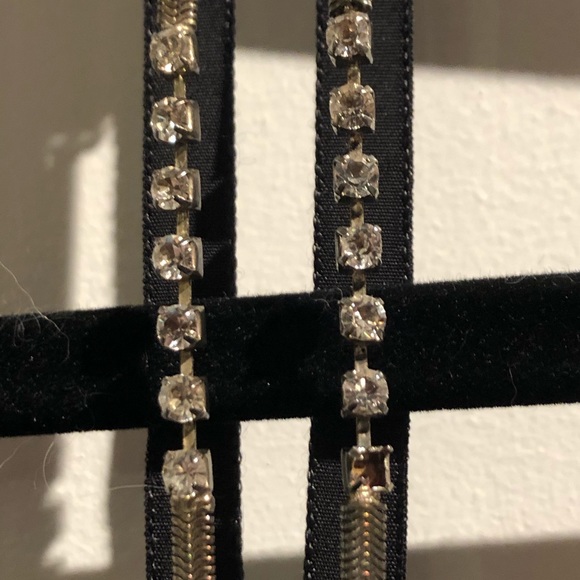 🍒 Terra Nostra Black Dress w/ rhinestones & velvet straps!!! EUC!!! - Picture 2 of 6